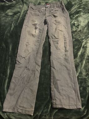 mecca Gray and Black Skinny Fit Jeans Label Detail
